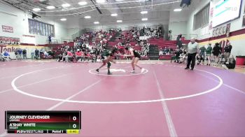 120 lbs 3rd Place Match - A`Shay White, STALEY vs Journey Clevenger, LAWSON