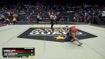 79 lbs Quarterfinal - Carson West, St. Charles WC vs Cam Whitehead, Alber Athletics WC