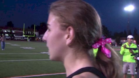 Mary Cain breaks American Junior 1500m record at Oxy High Performance 2013