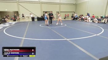 95 lbs Placement Matches (16 Team) - Kenly Muzykoski, Ohio Blue vs Marlie Skidmore, Idaho