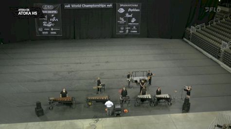 Atoka HS "Atoka OK" at 2025 WGI Percussion/Winds World Championships