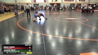 PW-15 lbs Quarterfinal - Brady Weber, Jesup Mat Club vs Maddox Gerst, AWC Anamosa Wrestling Club