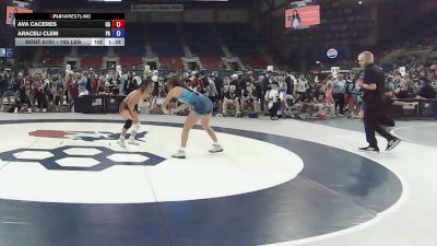 105 lbs Champ. Rd Of 64 - Ava Caceres, California vs Araceli Clem, Pennsylvania