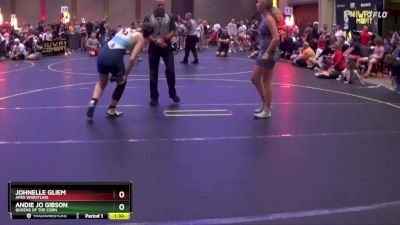 140 lbs Round 3 - Andie Jo Gibson, Queens Of The Corn vs Johnelle Gliem, Apex Wrestling