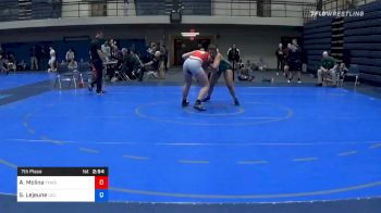 170 lbs 7th Place - Ashley Molina, Texas Wesleyan (W) vs Sienna Lejeune, Umpqua (W)