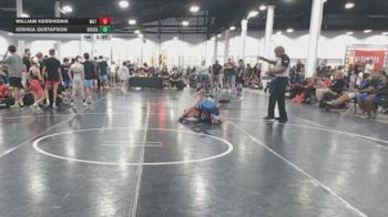90 lbs Rr Rnd 6 - William Kershisnik, Mat Warriors Black - BHSE vs Joshua Gustafson, Ground Up USA Titans - BHSE