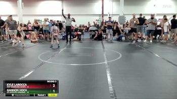 52 lbs Round 3 (6 Team) - Gannon Hoch, U2 Upstate Uprising vs Kyle Larocca, Mat Warriors White