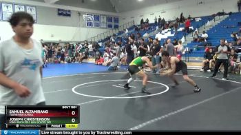 138 lbs Cons. Round 7 - Joseph Christenson, Long Beach Poly High School Wr vs Samuel Altamirano, Tustin High School