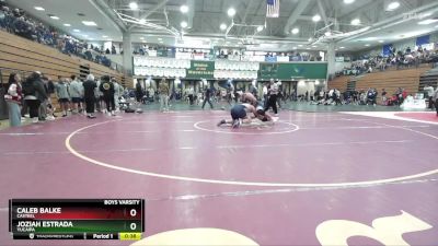 285 lbs Cons. Round 5 - Joziah Estrada, Yucaipa vs Caleb Balke, Casteel