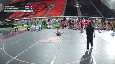 75 lbs Sadie Sweat, Montana 14U Girls vs Blakelee Turner, Utah 14U Girls