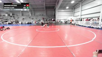 127 lbs Rr Rnd 3 - Vincenzo Baldino, Elite NJ MS Black vs Bryson Clark, Broad Axe Green