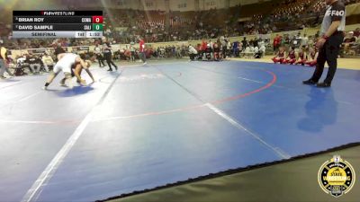 B3A-175 lbs Semifinal - Brian Roy, Comanche vs David Sample, Salina