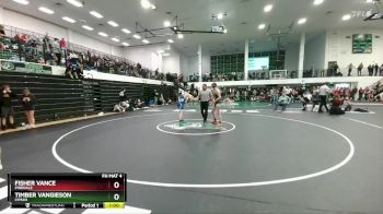 144 lbs Cons. Round 3 - Timber VanGieson, Lyman vs Fisher Vance, Pinedale