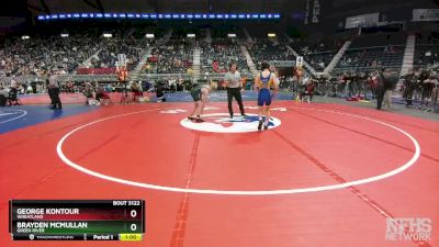 3A-126 lbs Cons. Round 1 - Brayden McMullan, Green River vs George Kontour, Wheatland