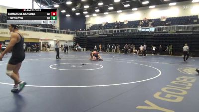 174 lbs Cons. Round 2 - Emmanuel Sanchez, Victor Valley College vs Seth Iten, Palomar College
