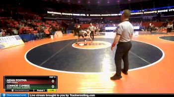 2A 152 lbs Quarterfinal - Aidan Postma, Troy (Triad) vs Connor Cumbee, Joliet (Catholic Academy)