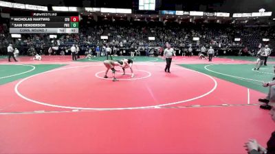 126 lbs Cons. Round 7 - Nicholas Hartwig, CFD2 vs Sam Henderson, PWCA