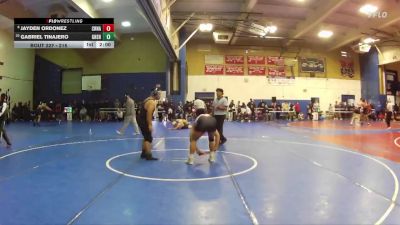 215 lbs Champ. Round 2 - Gabriel Tinajero, Ganesha vs Jayden Ordonez, Corona