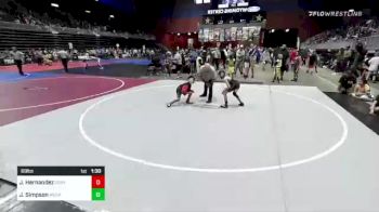 69 lbs Round Of 16 - Joshuah Hernandez, Cody WC vs Jordan Simpson, Meeker