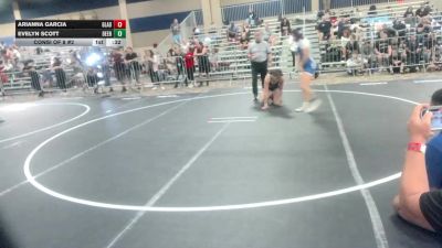 130 lbs Consi Of 8 #2 - Arianna Garcia, Gladiator WC vs Evelyn Scott, Deer Park