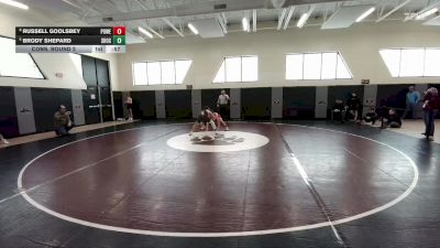 126 lbs Cons. Round 2 - Russell Goolsbey, Powell vs Brody Shepard, Shoshoni