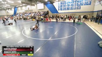 80 lbs Cons. Round 3 - Austyn Syphus, Mountain Ridge Youth vs Rebekah Smith, Grantsville Wrestling Club