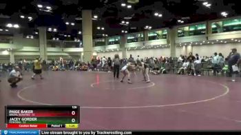 126 lbs Round 7 (10 Team) - Paige Baker, Brutal Beauties vs Jacey Gorder, Montana