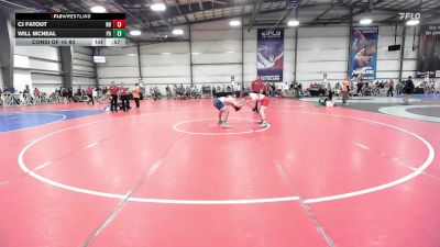 142 lbs Consi Of 16 #2 - Cj Fatout, NH vs Will McNeal, PA