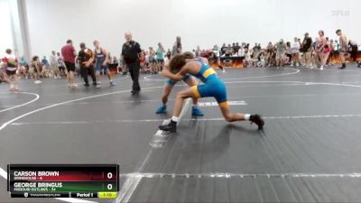 115 lbs Round 6 (10 Team) - George Bringus, Missouri Outlaws vs Carson Brown, Grindhouse