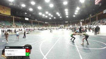 95 lbs Final - Micah Horowitz, Wrecking Crew vs Israel Trujillo, Pueblo County WC