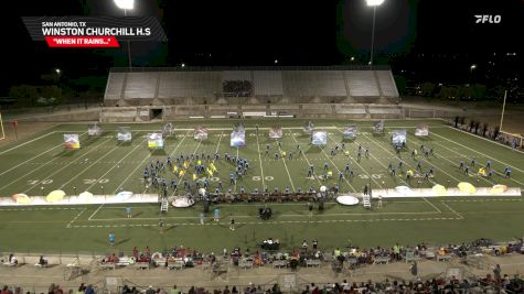 Winston Churchill High School "When It Rains..." at 2025 Texas Marching Classic