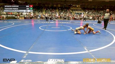 58 lbs Consi Of 16 #1 - Spencer Durham, Bulldawg Wrestling Club vs Thatcher Pierce, Immortal Athletics WC