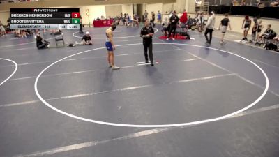 Elementary - 135 lbs Gavin Johnson, Wayzata vs Kayden Brewer, Lakeville