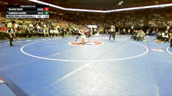 144 Class 1 lbs 1st Place Match - Blake Eads, Sherwood vs Damian Alkire, Butler
