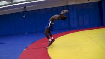 10 Back Flips in a row by Team USA Wrestler Earl Hall!