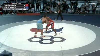 285 lbs 3rd Place Match - Michael Carter, Michigan vs Lucas Franklin, Oklahoma