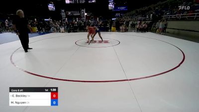 124 lbs Cons 8 #1 - Emily Beckley, OK vs Maile Nguyen, CA