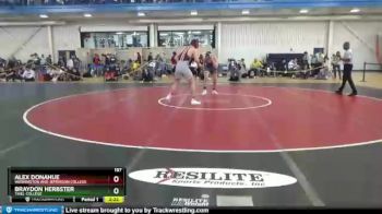 197 lbs Champ. Round 2 - Braydon Herbster, Thiel College vs Alex Donahue, Washington And Jefferson College