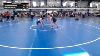 Elite 133 lbs Cons. Round 2 - Ryan Goddard, Wisconsin-Eau Claire vs Bowen Brunson, Wartburg