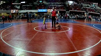 40 lbs 3rd Place Match - Adalynn McGreevey, Ronan Wrestling vs Remi Weeks, Shepherd Girls