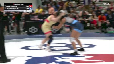 Senior Women Freestyle FS - 57 lbs Champ. Round 2 - Sara Sterner, Cardinal WC vs Haley Narahara, Menlo Wrestling Club