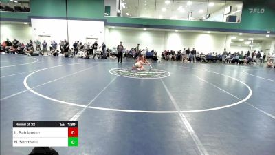 126 lbs Round Of 32 - Luke Satriano, NY vs Nicholas Sorrow, MI