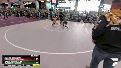 110 lbs Quarterfinal - Carolina De Alba, Takedown-City Wrestling vs Jaylee DeSantos, NXT Level Wrestling Academy