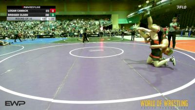 138 lbs Round Of 16 - Logan Camack, Origin Training Center vs Bridger Olsen, Syracuse Wrestling Club (Utah)
