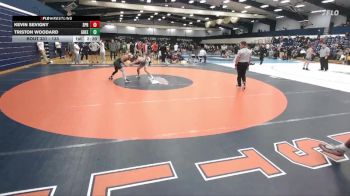 133 lbs Cons. Round 3 - Triston Woodard, Greensboro vs Kevin Sevigny, Springfield College