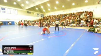 157 lbs Champ. Round 1 - James York, Irvine High School vs Lincoln Casas, Team Thunder