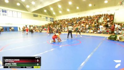 157 lbs Champ. Round 1 - James York, Irvine High School vs Lincoln Casas, Team Thunder