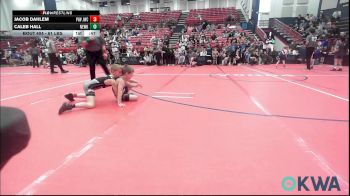 61 lbs Quarterfinal - Jacob Dahlem, Jacket Wrestling Club vs Caleb Hall, Newkirk Takedown Club