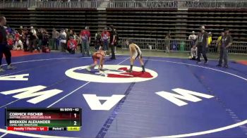 62 lbs 1st Place Match - Brekken Alexander, Camel Kids Wrestling vs Cormick Fischer, Eastside United Wrestling Club