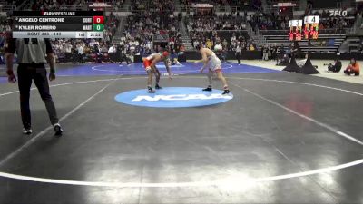 149 lbs Semifinal - Kyler Romero, Wartburg vs Angelo Centrone, Cortland